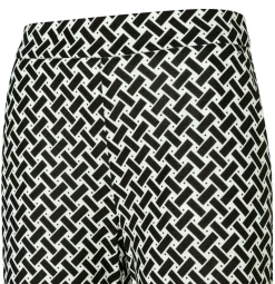 MAC Hosen*JEANS - CHIARA, Jersey print Schwarz