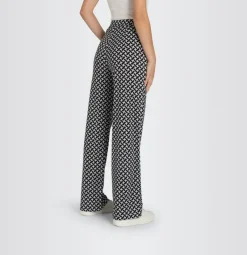 MAC Hosen*JEANS - CHIARA, Jersey print Schwarz
