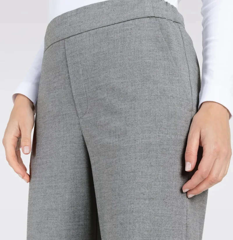 MAC Hosen*JEANS - CHIARA, Premium fluid Flanell grau1