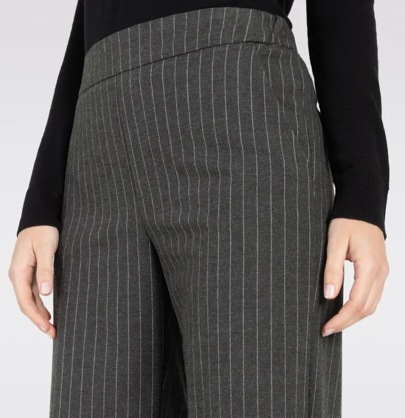 MAC Hosen*JEANS - CHIARA, Premium fluid Flanell grau2