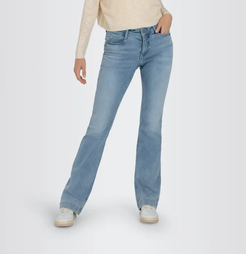 MAC Jeans*JEANS - DREAM BOOT, Authentic mega flex Blau