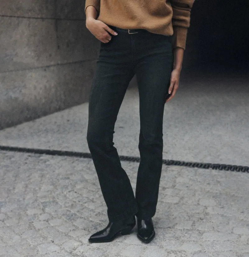 MAC Jeans*JEANS - DREAM BOOT, Authentic mega flex Schwarz