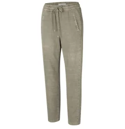 MAC Hosen*JEANS - EASY, Cotton linen tencel Grün