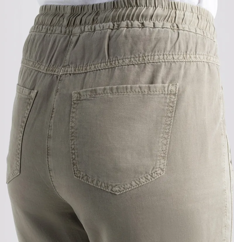 MAC Hosen*JEANS - EASY, Cotton linen tencel Grün