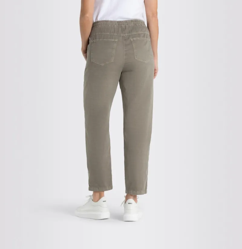 MAC Hosen*JEANS - EASY, Cotton linen tencel Grün