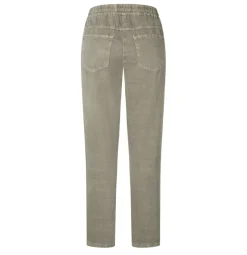 MAC Hosen*JEANS - EASY, Cotton linen tencel Grün