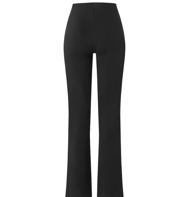 MAC Hosen*JEANS - FLARE, Light Jersey Schwarz