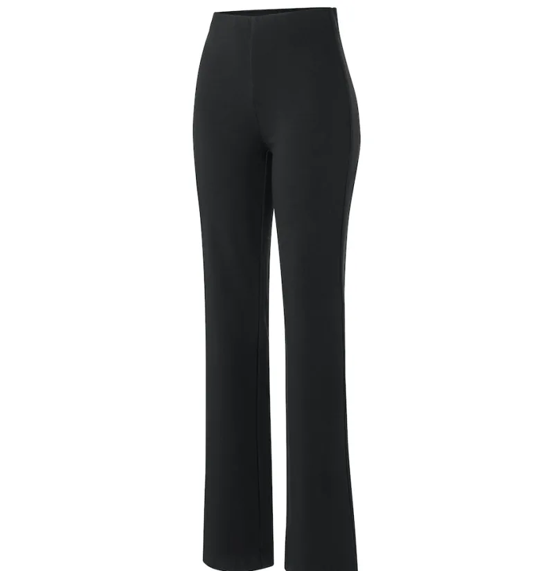 MAC Hosen*JEANS - FLARE, Light Jersey Schwarz