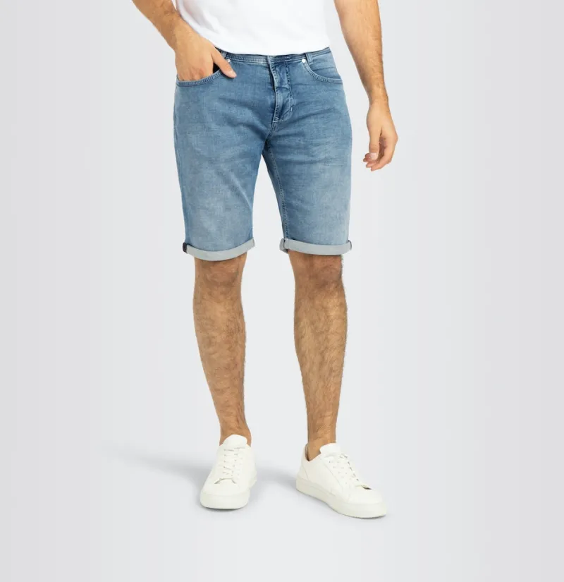 MAC Shorts|Big Boys*JEANS - Jogn Bermuda, Light Sweat Denim blau4