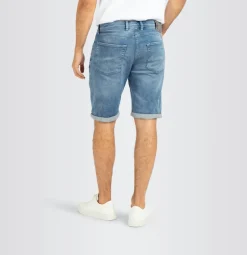 MAC Shorts|Big Boys*JEANS - Jogn Bermuda, Light Sweat Denim blau4