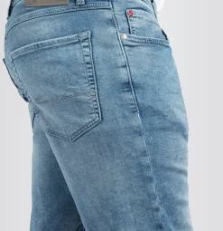 MAC Shorts|Big Boys*JEANS - Jogn Bermuda, Light Sweat Denim blau4