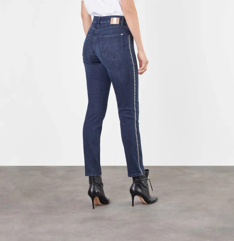 MAC Jeans*JEANS - MELANIE glam galloon, PERFECT Fit Forever Denim Blau