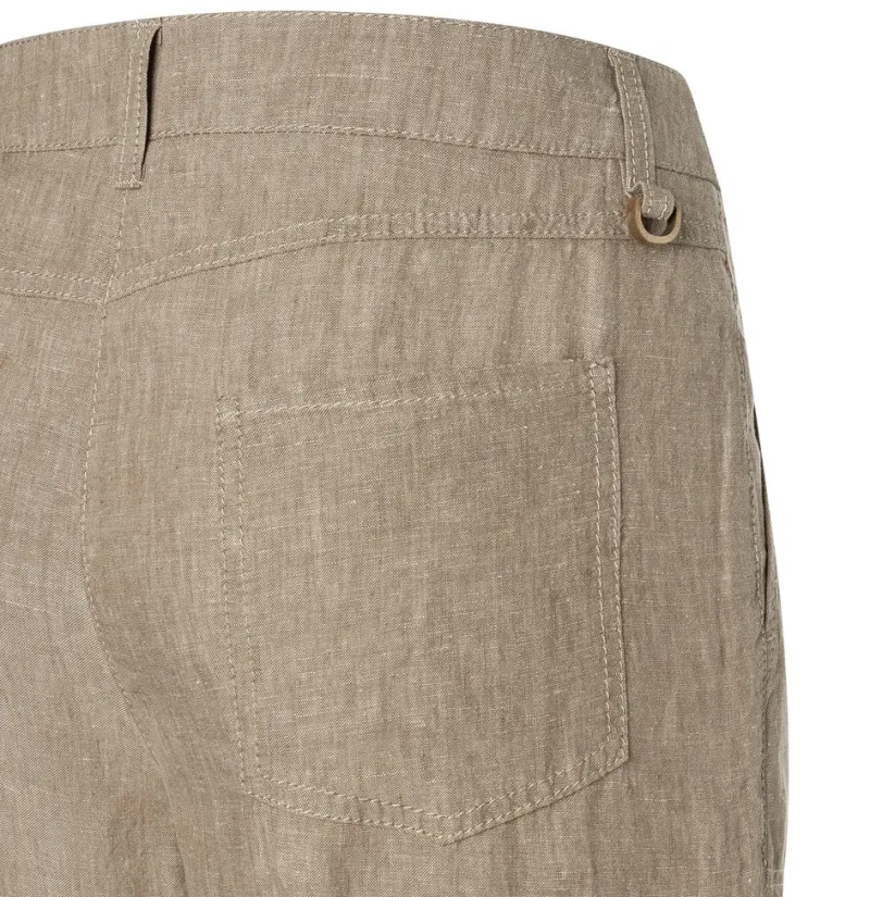 MAC Hosen*JEANS - NORA, Pure linen Braun