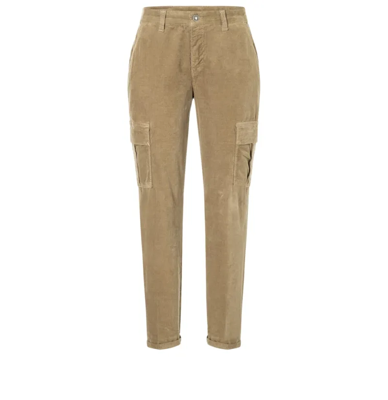 MAC Hosen*JEANS - RICH CARGO, Baby soft corduroy Grün