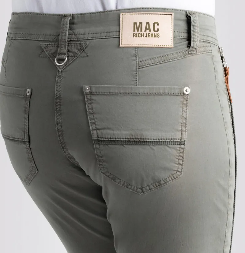 MAC Hosen*JEANS - RICH, Rich cotton Grün