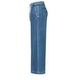MAC Hosen*JEANS - WENDY, Fluid tencel Blau