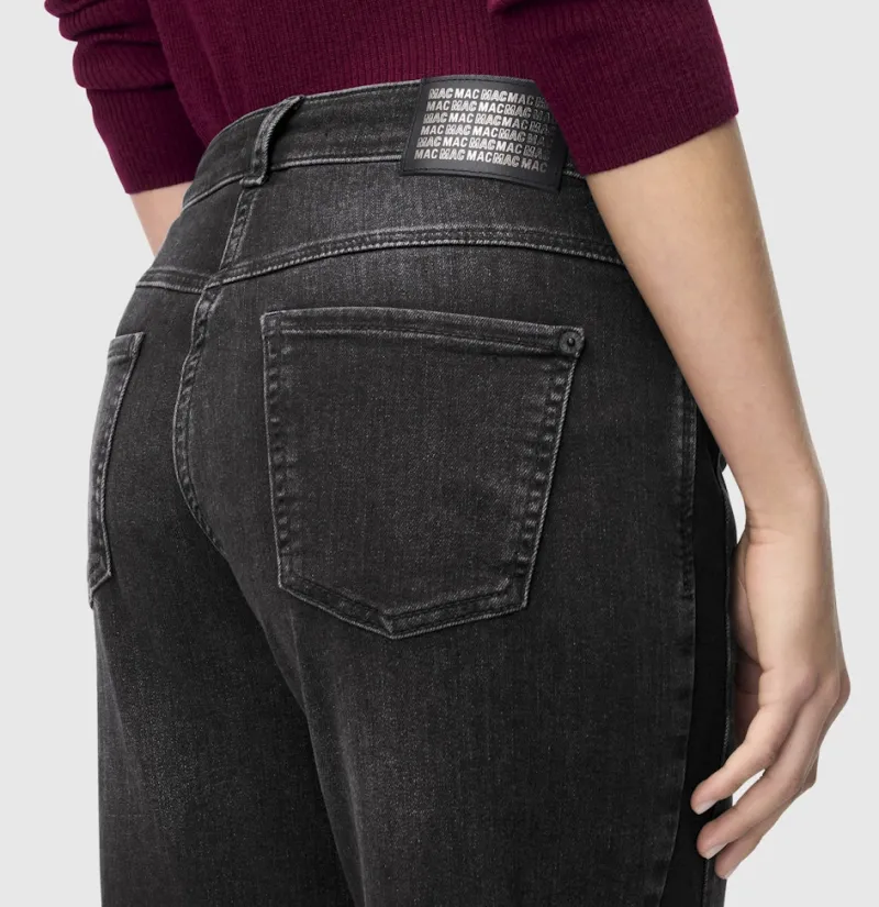 MAC Jeans*JEANS - WIDE, Authentic Stretch Denim Schwarz