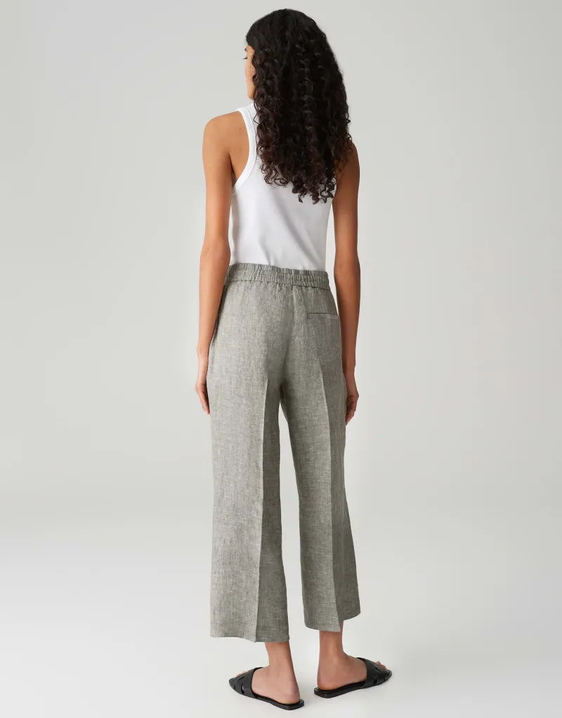 Opus Hosen*Maikito linen olive leaf