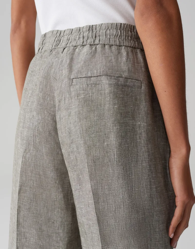 Opus Hosen*Maikito linen olive leaf