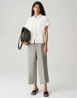 Opus Hosen*Maikito linen olive leaf