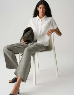 Opus Hosen*Maikito linen olive leaf