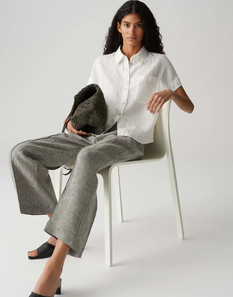 Opus Hosen*Maikito linen olive leaf