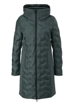 s.Oliver Jacken*Mantel mit Kapuze im Kragen Grün