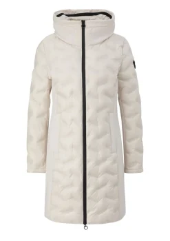 s.Oliver Jacken*Mantel mit Kapuze im Kragen creme