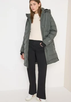 Cecil Jacken*Mantel mit nahtloser Steppung pastel olive