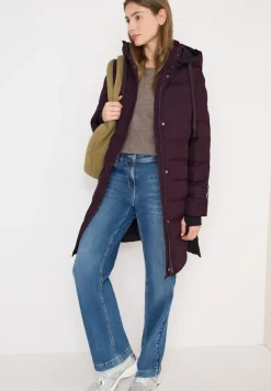 Cecil Jacken*Mantel mit nahtloser Steppung dark plum