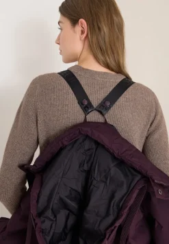 Cecil Jacken*Mantel mit nahtloser Steppung dark plum