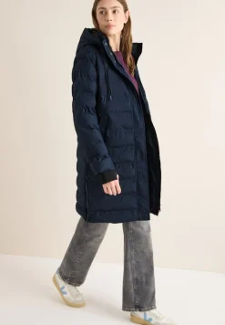 Cecil Jacken*Mantel mit nahtloser Steppung dark navy blue
