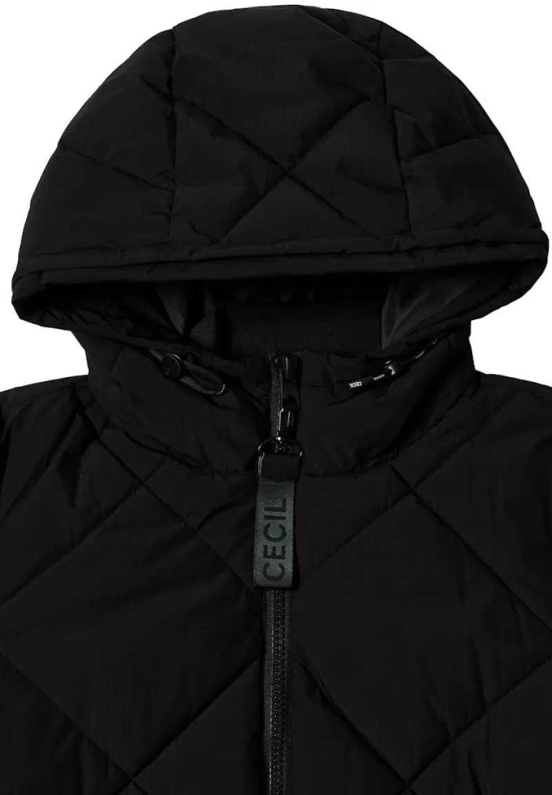 Cecil Jacken*Mantel mit Rucksack Strings Black