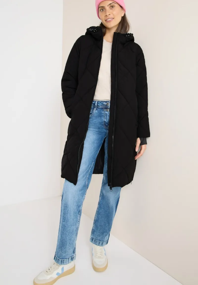 Cecil Jacken*Mantel mit Rucksack Strings Black