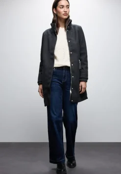Street One Jacken*Mantel mit Strickdetails obsidian blue