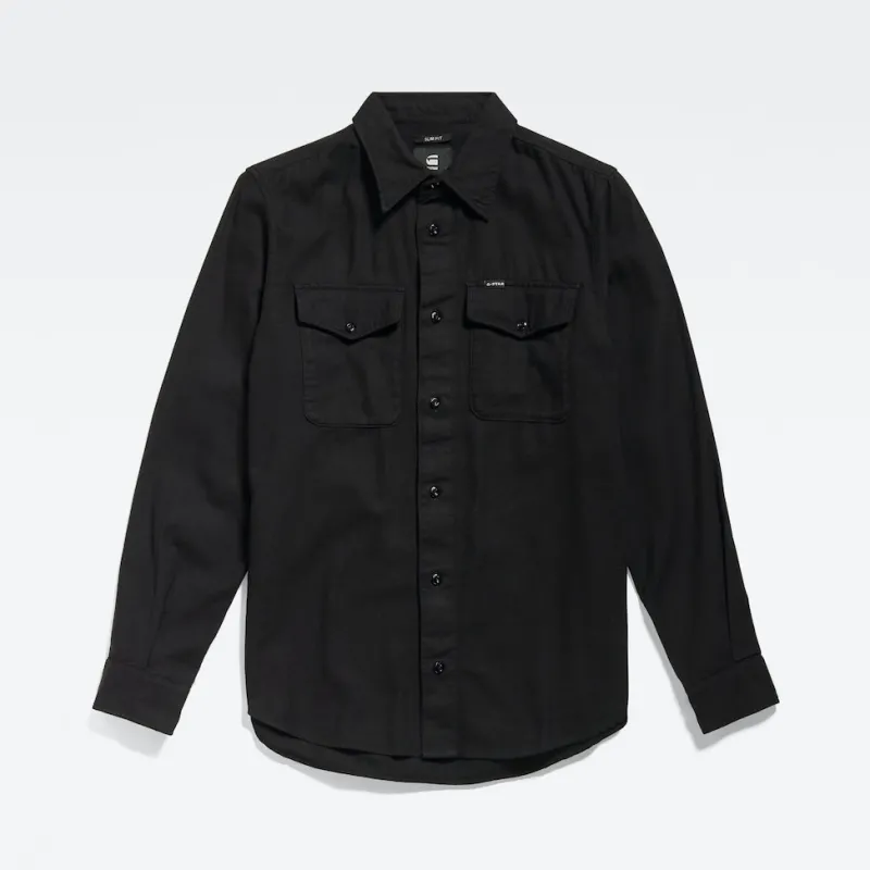 G-star Raw Shirts*Marine Slim Shirt ls dk black gd
