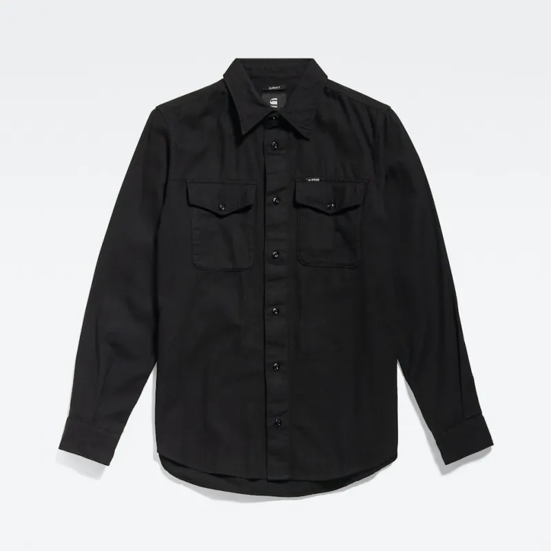 G-star Raw Hemden*Marine Slim Shirt ls dk black gd