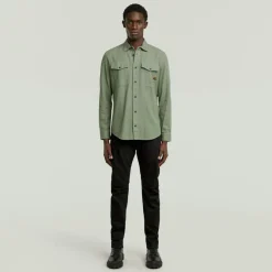 G-star Raw Hemden*Marine Slim Shirt ls lt orphus gd