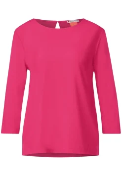 Street One Shirts*Materialmix Basic Shirt Coral Blossom