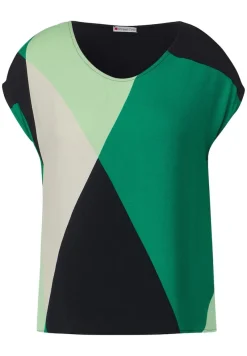 Street One Shirts*Materialmix Printshirt fresh spring green