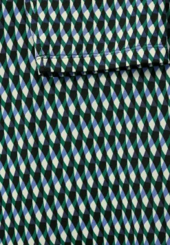 Street One Shirts*Materialmix Shirt Black