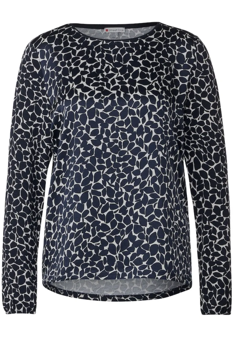 Street One Shirts*Materialmix Shirt deep blue