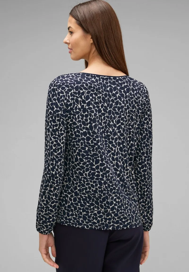 Street One Shirts*Materialmix Shirt deep blue