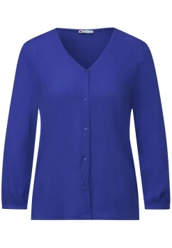 Street One Shirts*Materialmix Shirt intense royal blue