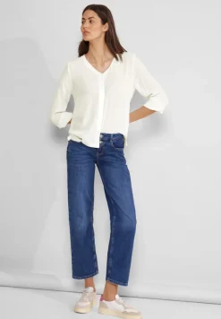 Street One Shirts*Materialmix Shirt off white