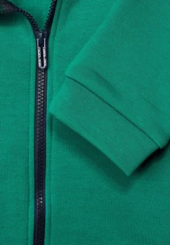 Cecil Pullover & Sweatshirts*Materialmix Strickjacke smaragd green