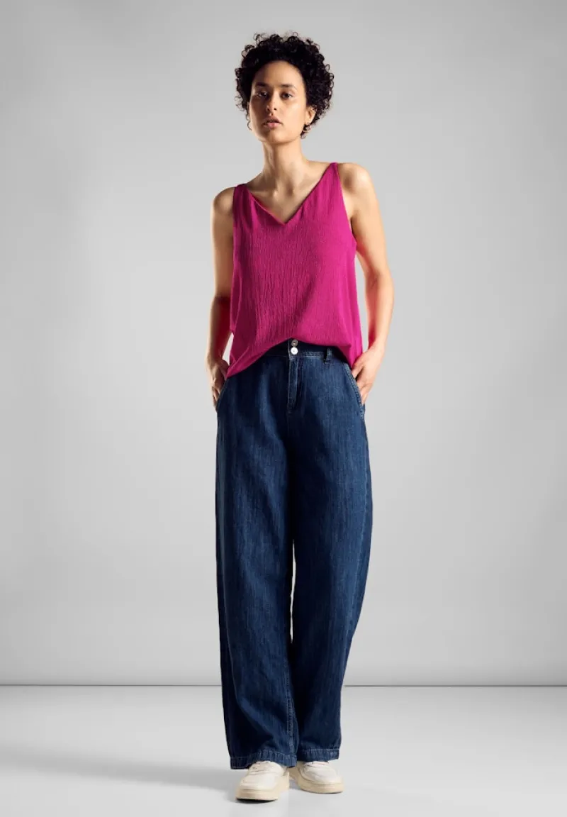 Street One Shirts*Materialmix Top magnolia pink