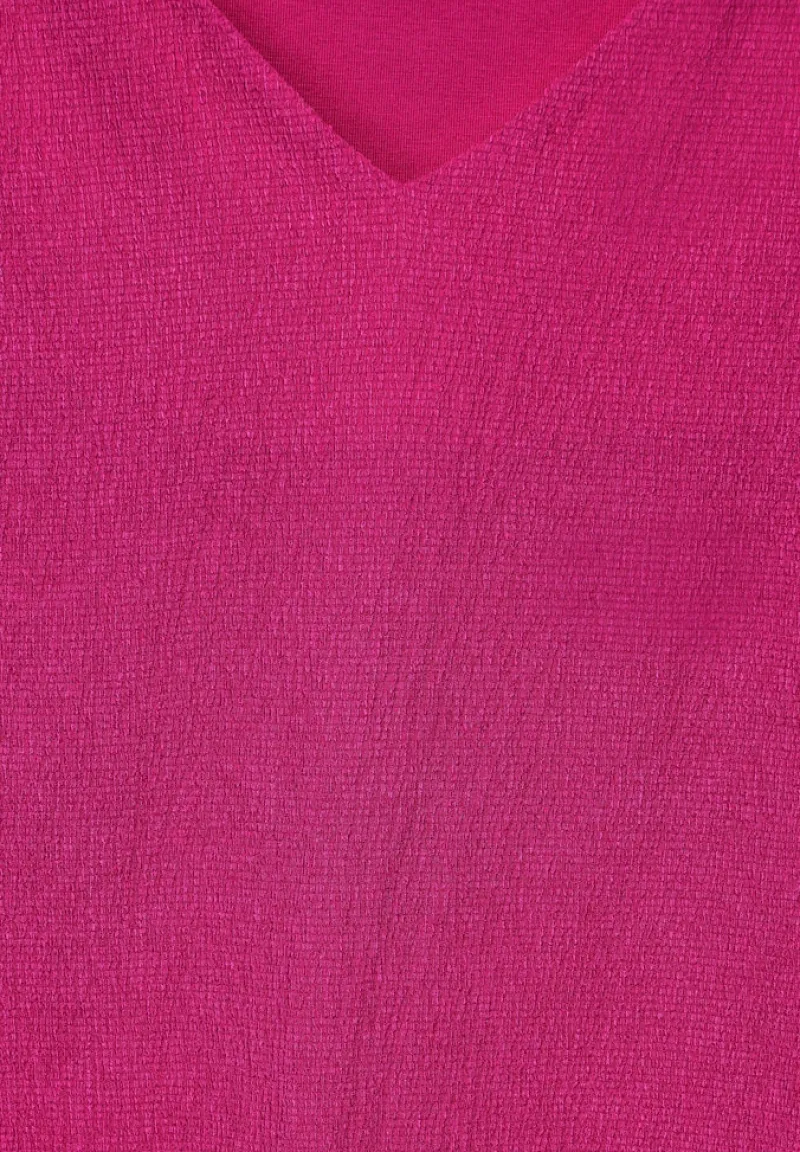 Street One Shirts*Materialmix Top magnolia pink