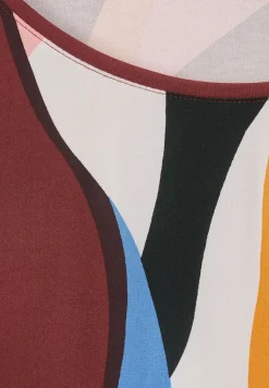 Street One Shirts*Materialmix T-Shirt foxy red