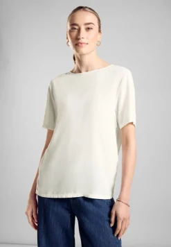 Street One Shirts*Materialmix T-Shirt off white